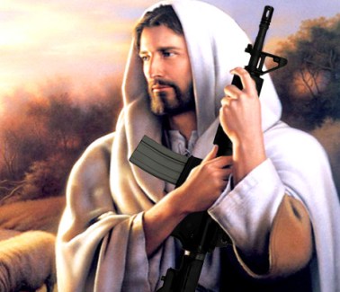 jesus with a gun
