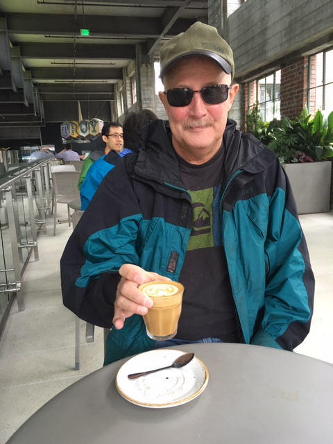 Mike drinking capiccio